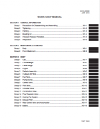 repair manual Kawasaki 115Z7 Wheel Loader Workshop Manual PDF