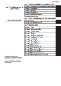repair manual Kawasaki 90Z6 Wheel Loader Workshop Manual PDF