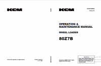 repair manual Kawasaki 80Z7B Wheel Loader Operation and Maintenance Manual PDF