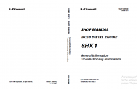repair manual Kawasaki Isuzu Diesel Engine 6HK1 Shop Manual PDF