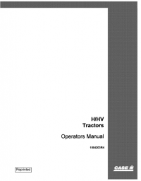 repair manual Case H/HV Tractor PDF Operators Manual