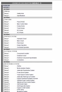 repair manual Hyundai Crawler Excavator R850LC-9 Service Manual PDF