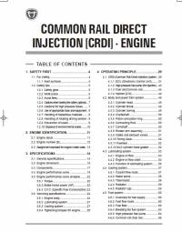 repair manual DAEDONG Common Rail Direct Injection (CRDI) Engine Workshop Manual PDF