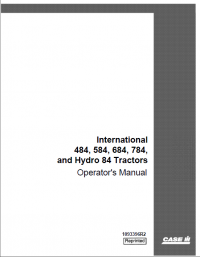 repair manual Case 385/484/584/684/784/884 Tractors Operator’s Manuals PDF