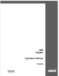 repair manual Case 434 Tractors PDF Operator’s Manual