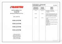 spare parts catalog Manitou M26/30/40/50-2/4 ST3B Parts Manual PDF