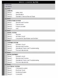 repair manual Hyundai Wheel Loader SL733 Service Manual PDF