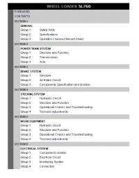 repair manual Hyundai Wheel Loader SL760 Service Manual PDF