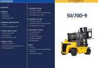 repair manual Hyundai Forklift Trucks 50D-9, 70D-9 Service Manual PDF