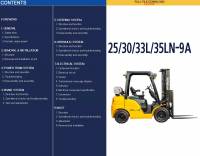 repair manual Hyundai Forklift Trucks 25LN-9A, 30LN-9A, 33LN-9A, 35LN-9A Service Manual PDF