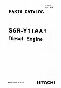 spare parts catalog Hitachi Diesel Engine S6R-Y1TAA1 Parts Catalog PDF