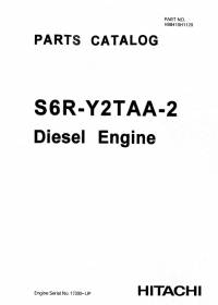 spare parts catalog Hitachi Diesel Engine S6R-Y2TAA-2 Parts Catalog PDF