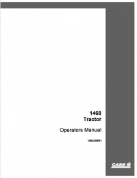 repair manual Case 1468 Diesel Tractor Operator’s Manuals PDF