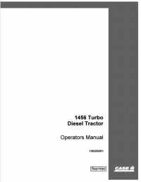 repair manual Case 1456 Turbo Diesel Tractor Operator’s Manual PDF