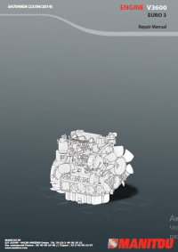 repair manual Manitou Engine V3600V Euro 3 Repair Manual PDF