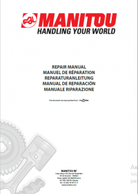 repair manual Manitou MI-X 50L, MI-X 60D, MI-X 70D Repair Manual PDF