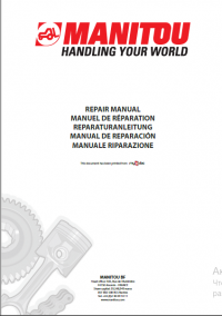 repair manual Manitou MI 60, MI 70 Turbo Series 2-E2 Repair Manual PDF