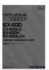 spare parts catalog Hitachi Equipment Components Parts EX400 Series Parts Catalog PDF