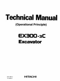 repair manual Hitachi Excavator EX300-3C Technical Manual (Operational Principle) PDF