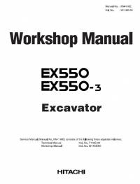 repair manual Hitachi Excavator EX550, EX550-3 Workshop Manual PDF