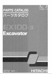 spare parts catalog Hitachi Hydraulic Excavator EX100-3 Parts Catalog PDF