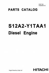 spare parts catalog Hitachi Diesel Engine S12A2-Y1TAA1 Parts Catalog PDF