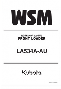 repair manual Kubota Front Loader LA5334A-AU Workshop Manual PDF