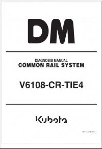 Diagnostic Software Kubota V6108-CR-TIE4 Common Rail System Diagnosis Manual PDF