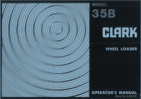 repair manual TCM Clark Wheel Loader 35B Operators Manual PDF