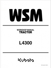 repair manual Kubota L4300 Tractor Workshop Manual PDF