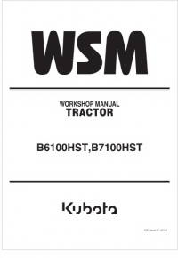 repair manual Kubota B6100HST, B7100HST Tractor Workshop Manual PDF