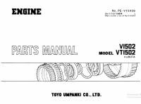 spare parts catalog TCM Kubota Engine VI502, VTI502 Parts Manual PDF