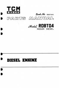 spare parts catalog TCM Nissan Diesel Engine RD8T04 Parts Catalog PDF