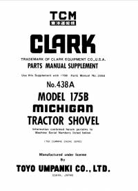 spare parts catalog TCM Michigan Tractor Shovel 175B Parts Catalog PDF