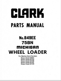 spare parts catalog TCM Michigan Clark Wheel Loader 75BN Parts Catalog PDF