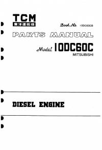spare parts catalog TCM Mitsubishi Diesel Engine 10DC60C Parts Catalog PDF