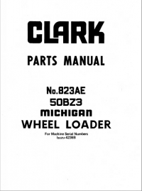 spare parts catalog TCM Clark Michigan Wheel Loader 50BZ3 Parts Manual PDF