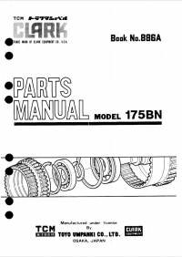 spare parts catalog TCM Clark Equipment 175BN Parts Manual PDF