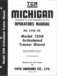 repair manual TCM Articulated Tractor Shovel 125B Operators Manual PDF