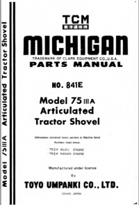spare parts catalog TCM Articulated Tractor Shovel 75 III Parts Manual PDF
