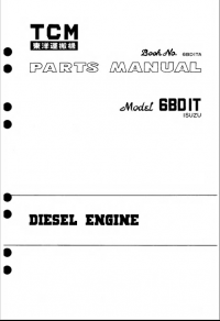 spare parts catalog TCM Diesel Engine 6BDIT Parts Manual PDF