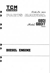 spare parts catalog TCM Diesel Engine 6BDI, 6BDIT Parts Catalog PDF
