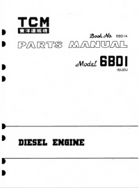 spare parts catalog TCM Diesel Engine 6BDI Parts Catalog PDF