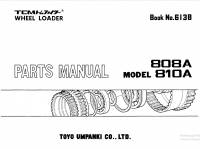 spare parts catalog TCM Wheel Loader 808A, 810A Parts Manual PDF