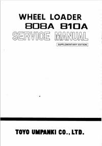 repair manual TCM Wheel Loader 808A, 810A Service Manual PDF