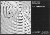 repair manual TCM Tomfighter 808 Operators Manual PDF