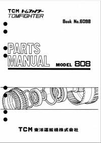 spare parts catalog TCM Tomfighter 808 Parts Manual PDF