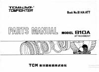 spare parts catalog TCM Tomfighter 810A Parts Manual PDF