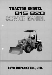 repair manual TCM Tractor Shovel 815, 820 Service Manual PDF