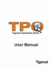 repair manual Tigercat Publications Online User Manual PDF